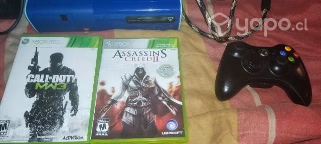 x box 360 Slim versión azul
