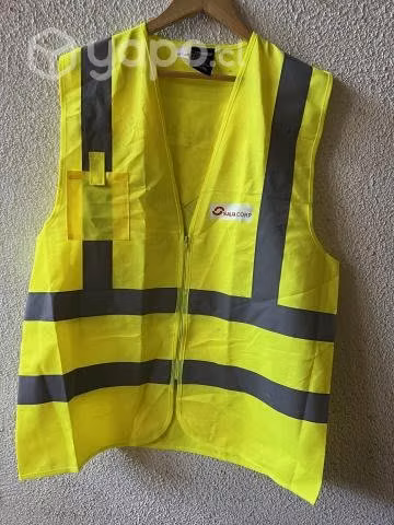 Chaleco reflectante talla L. Amarillo