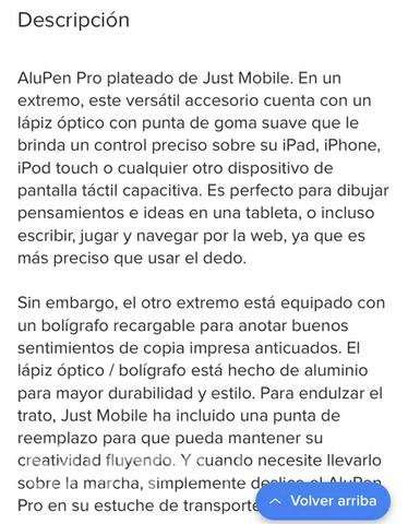 Lapiz óptico alupen pro silver - Imagen 2