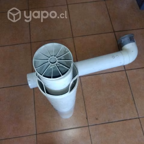 Descarga tubo Camara estanca