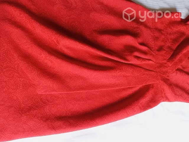 Bello vestido rojo talla 38 - Imagen 2