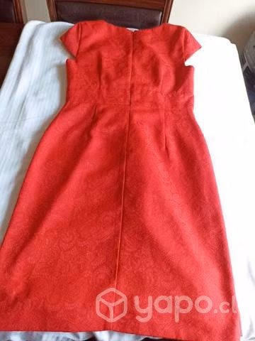 Bello vestido rojo talla 38 - Imagen 4