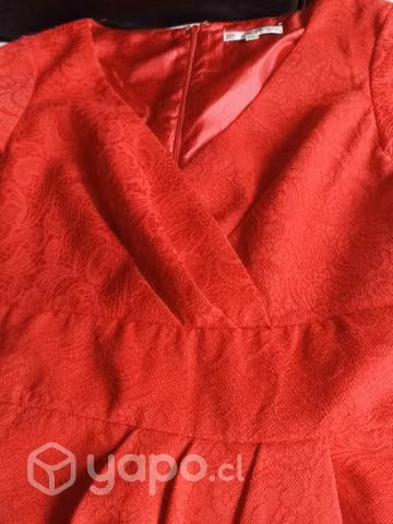 Bello vestido rojo talla 38 - Imagen 5
