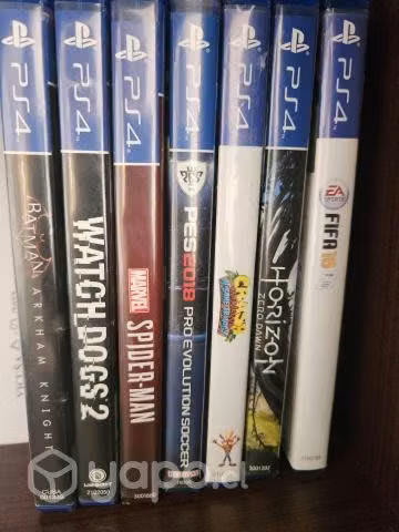Ps4 + dos mandos + 7 juegos fisicos y 2 digitales