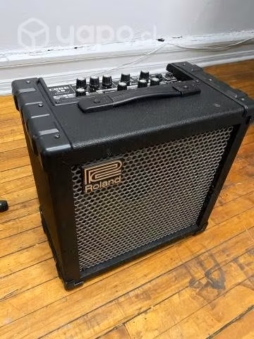 Guitarra ibanez gio amplificador roland