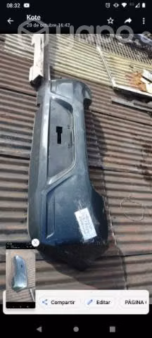 Parachoque trasero Chevrolet onix