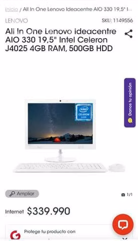 All in one Lenovo