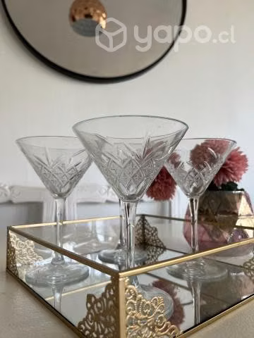 Juego 8 Copas Martini Pasabahce