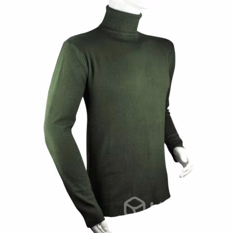 Sweater Verde New Hilo Fino Cuello Alto M-L-XL-XXL