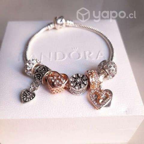 Pulsera Pandora + 6 Charms - Imagen 2