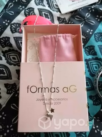 Cadena de plata de corazón mas pulsera - Imagen 2