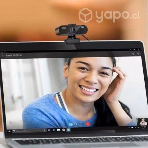 Webcam HD 2K DI06 Negro 4 Millones de Píxeles