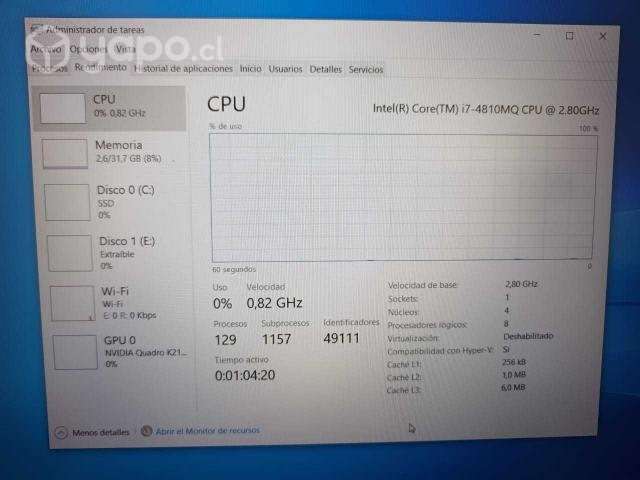 Notebook HP Zbook 15 G2 - Imagen 5