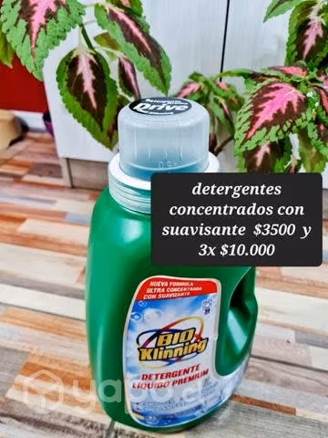 Detergentes concentrados y productos de aseo