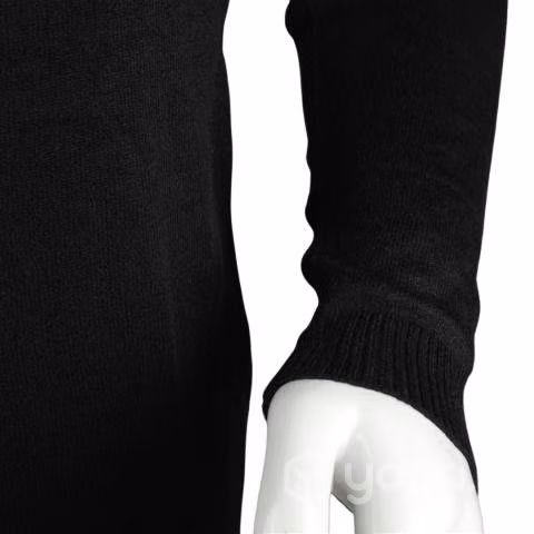 Sweater Negro New Hilo Fino Cuello Alto M-L-XL-XXL