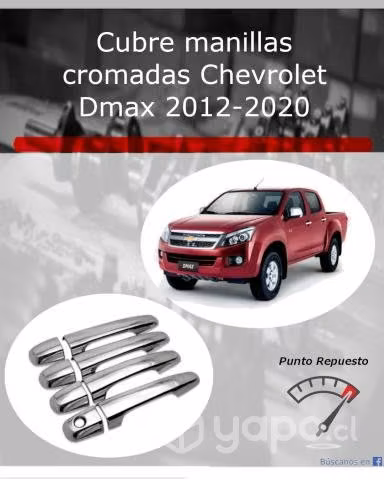 CubreManillas cromadas Chevrolet Dmax 12-20