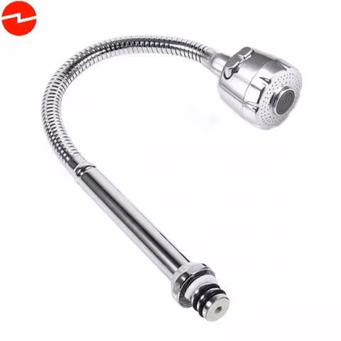 Llave Cuello Flexible Lavaplatos Gira 360° Cabezal