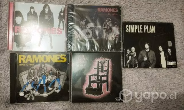 Álbumes y cds de rock y metal, ramones, korn