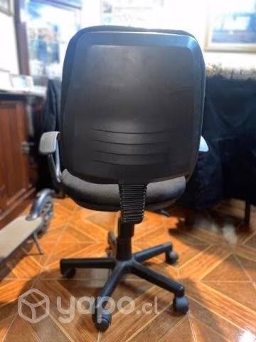 Silla de escritorio con brazos Negra - Imagen 4