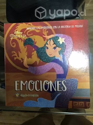 Libro emociones de princesas de Disney