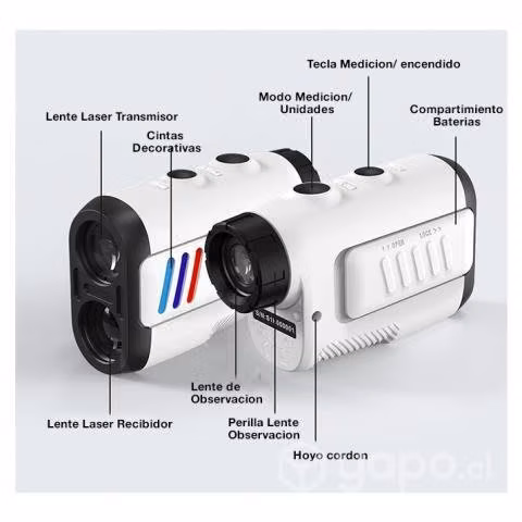 Telemetro Laser 600 M Medidor Distancia Velocidad