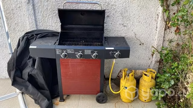 Parrilla a gas marca Beef Maker