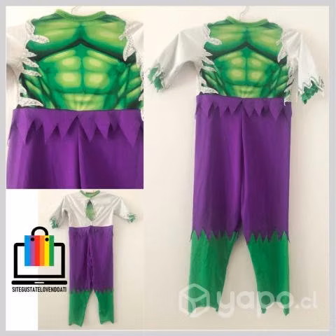 Traje Lycra Hulk