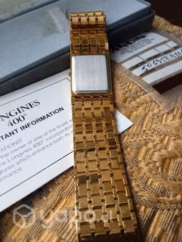 LONGINES laminado oro 18K. Modelo 400