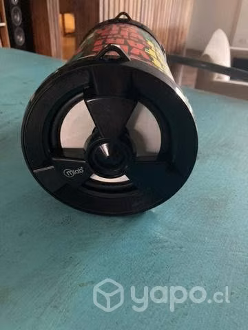 Parlante portátil zukabass bt / usb /tf / fm