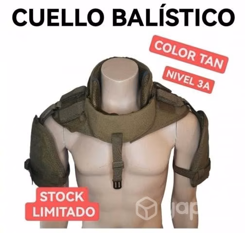 Set cuello y brazos balisticos