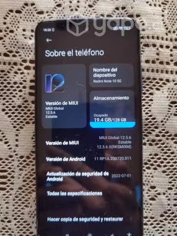 Vendo xiaomi redmi note 10 5g
