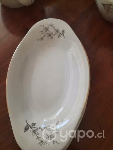 Loza porcelana carrascal antigua