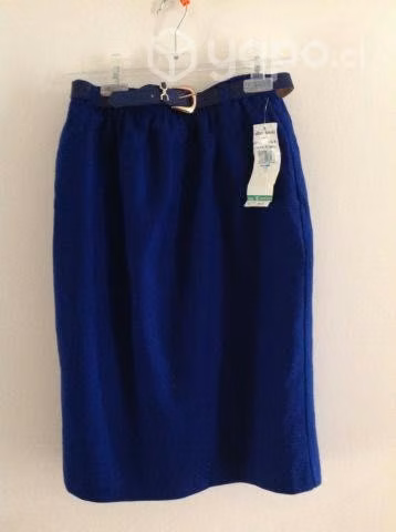 Nueva Falda Ochentera. 100% Lana Marca Alfred Du - Imagen 4