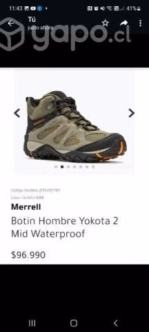 Botin Merrell Nuevo - Imagen 3