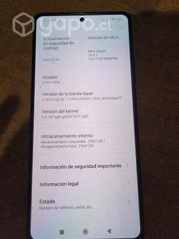 Teléfono Xiaomi 11T Pro