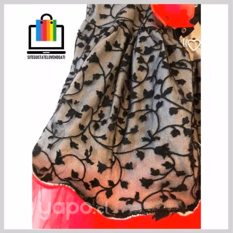 Vestido Dama Sexy Can Can con Antifaz - Imagen 6