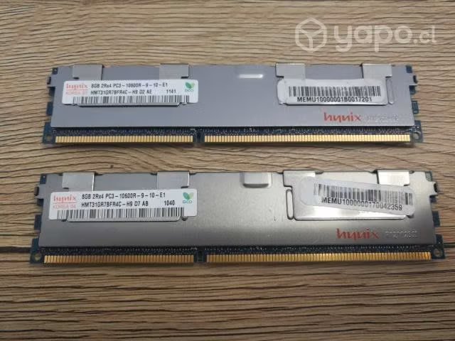 Memoria ram Hynix 8gb 2rx4 Pc3-10600r DDR3