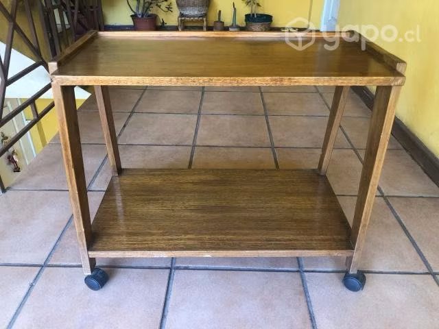 Mesa con ruedas años 60