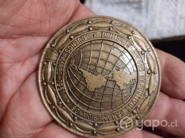Medalla 1ros panamericanos 1951