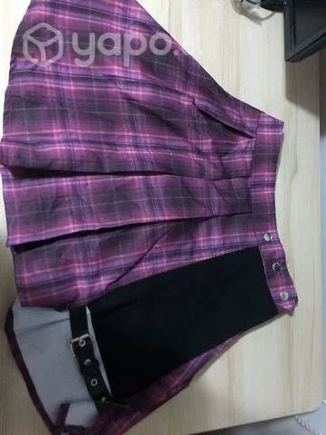 Falda cuadrille Shein talla XS - Imagen 2