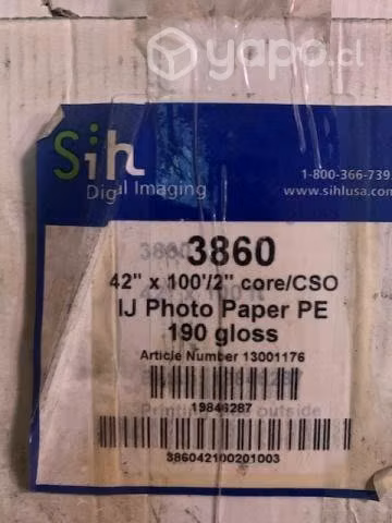 Papel fotografico silh brillante plotter