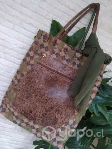 Bolso de tela americana