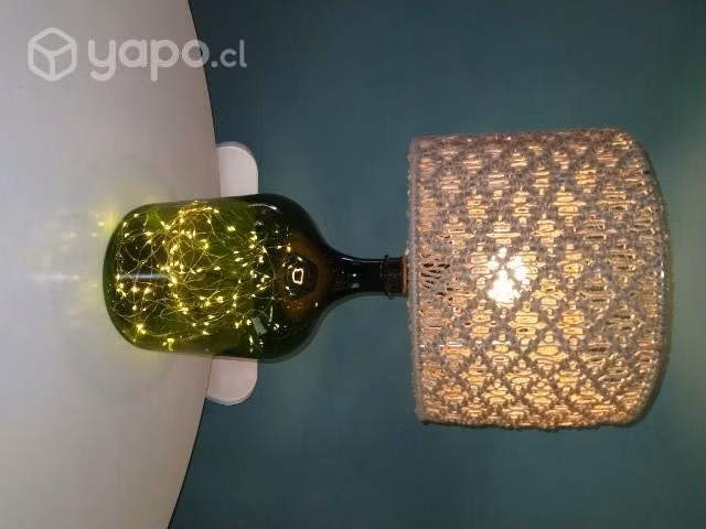 Lámpara reciclada de vidrio