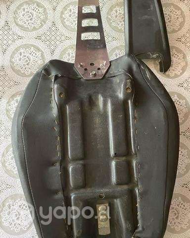Asiento de cuero para moto Dyna - Imagen 4