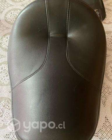 Asiento de cuero para moto Dyna - Imagen 2