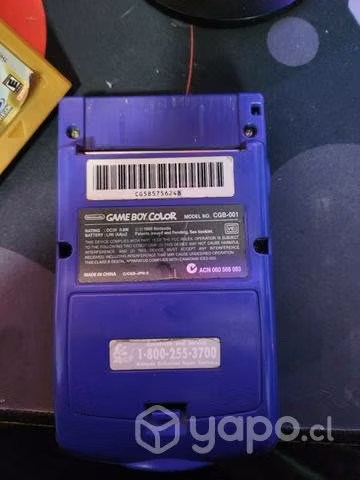Gameboy color en perfecto estado con 2 juegos