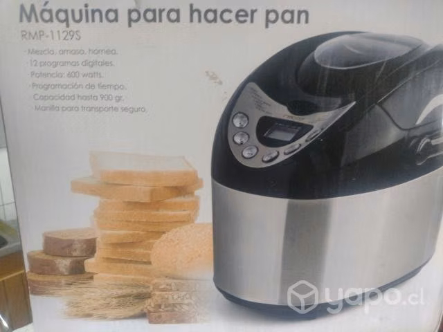 máquina pasa hacer pan