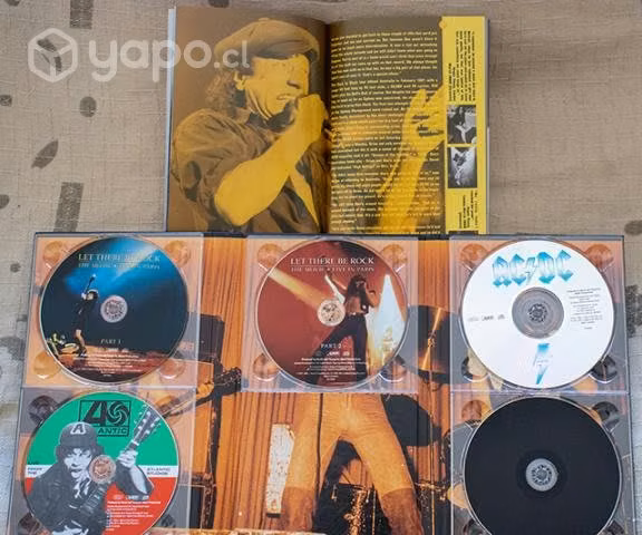 Box Set de CDs y DVDs de Rock