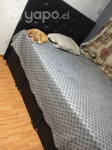 Cama 2 plazas con colchón