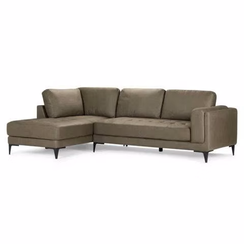 Sofa Seccional Rosen Roxton Tela Botella